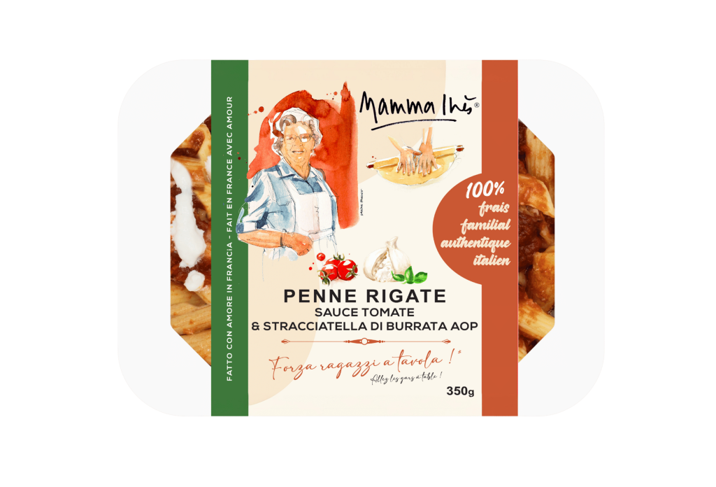 Penne rigate sauce tomate & stracciatella