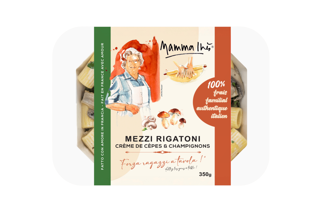 Mezzi Rigatoni crème de cèpes & champignons