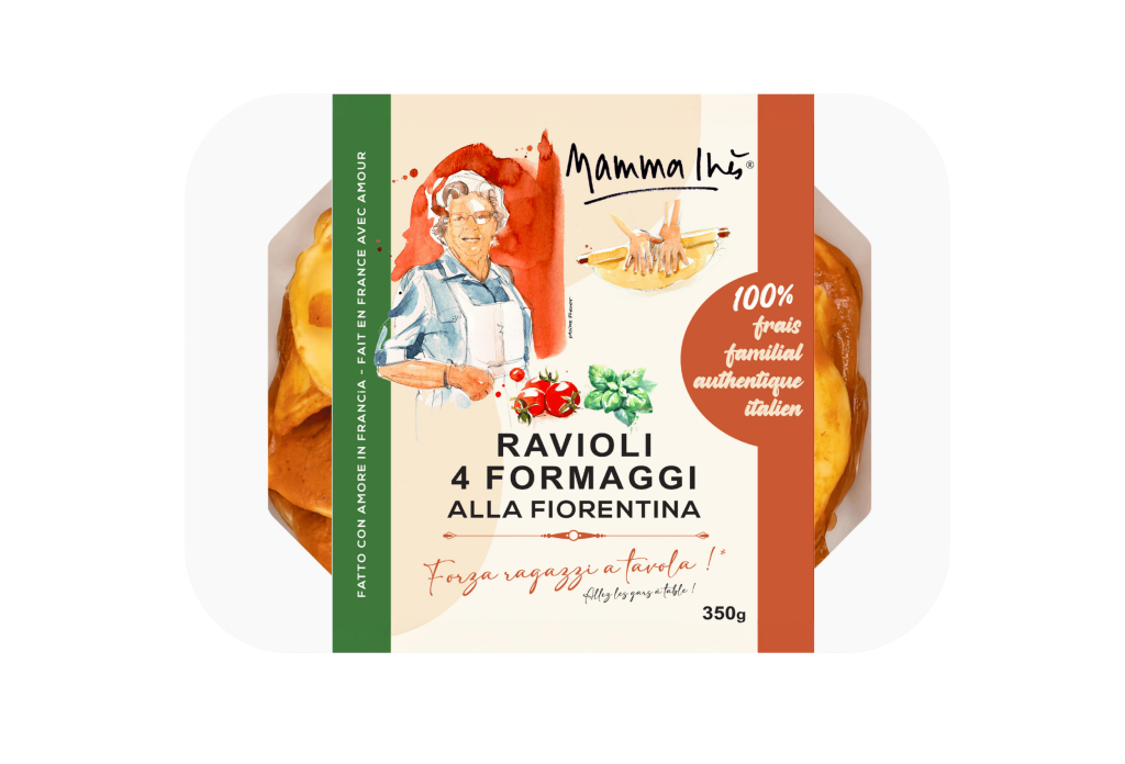 Ravioli 4 Formaggi, alla Fiorentina