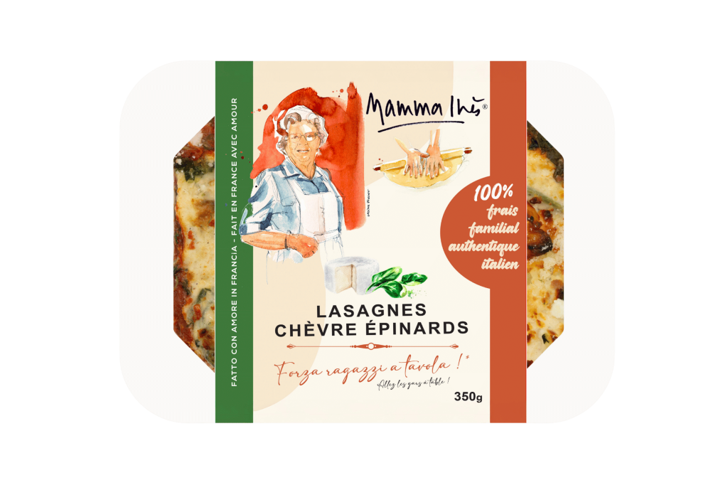 Lasagnes chèvre épinards